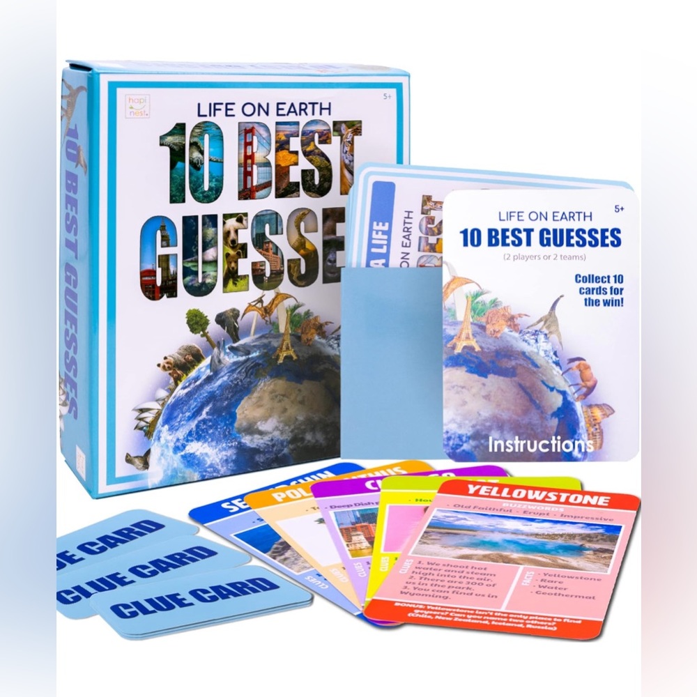 Brand New-Life on Earth-10 Best Guesses Game